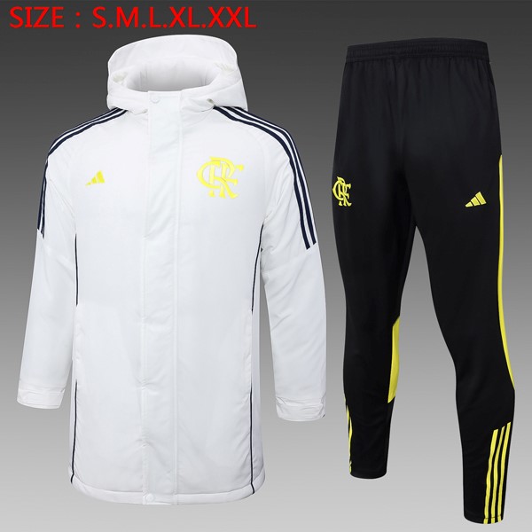 Abrigo Flamengo Conjunto Completo 2024/25 Blanco